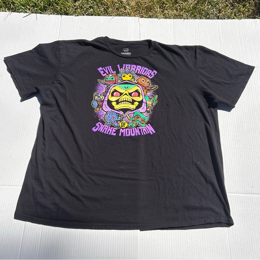 Masters Black Evil Warriors Graphic Tee Sz:2XL Unisex’s